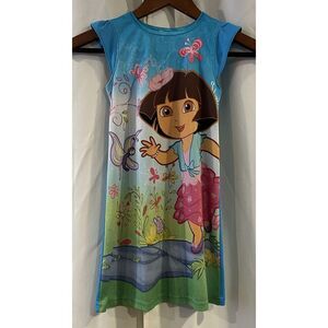 Dora The Explorer Nightgown‎ Blue Size 5T